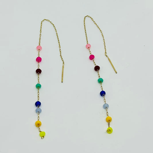 Rainbow Drop Earrings