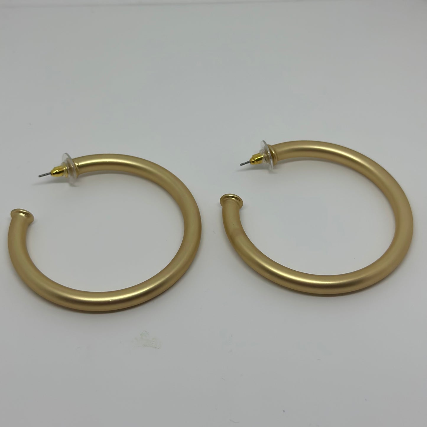 57MM Tube Hoops- Matte Gold