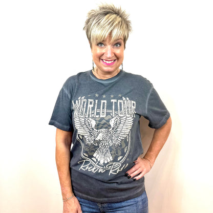 Free Bird World Tour Tee - Grey