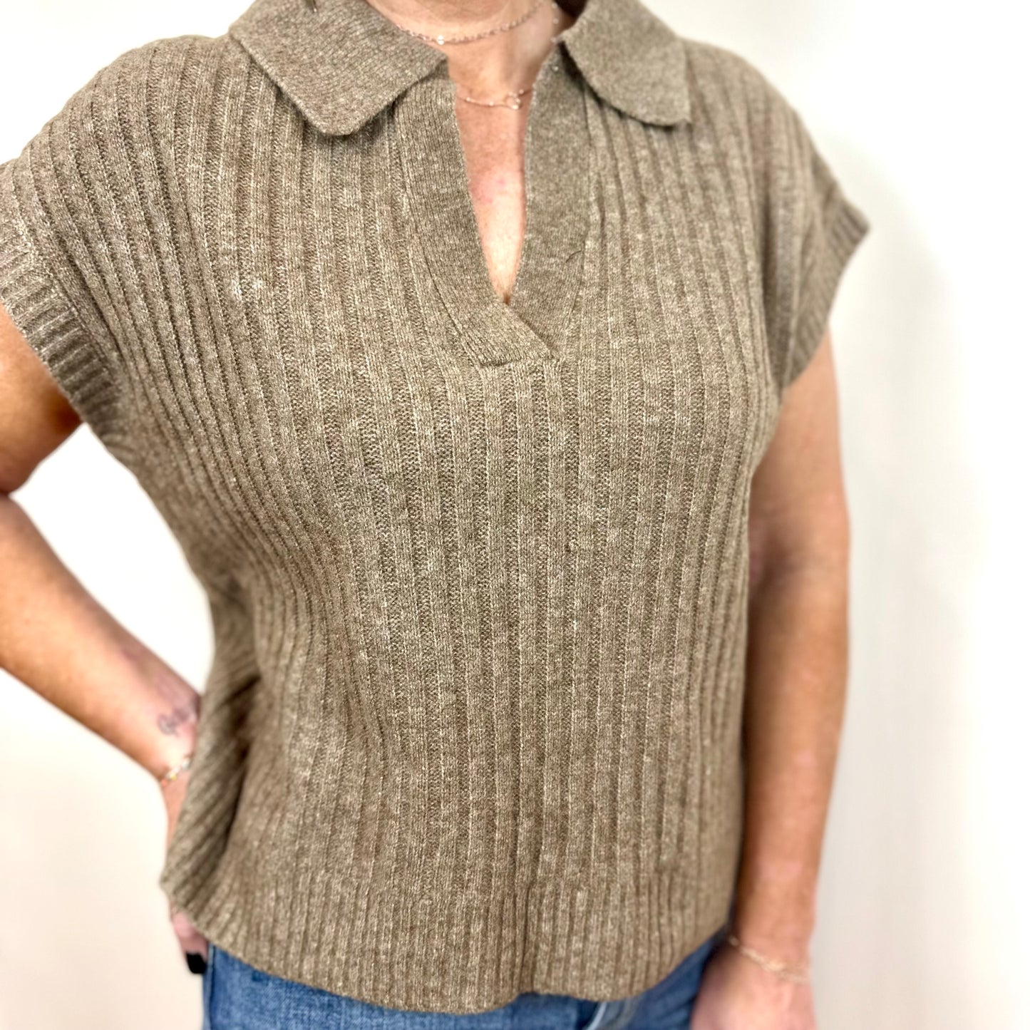 The Adrianne Sweater - Mocha