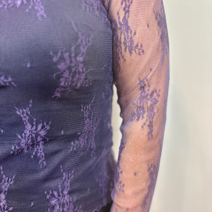 Floral Burnout - Purple