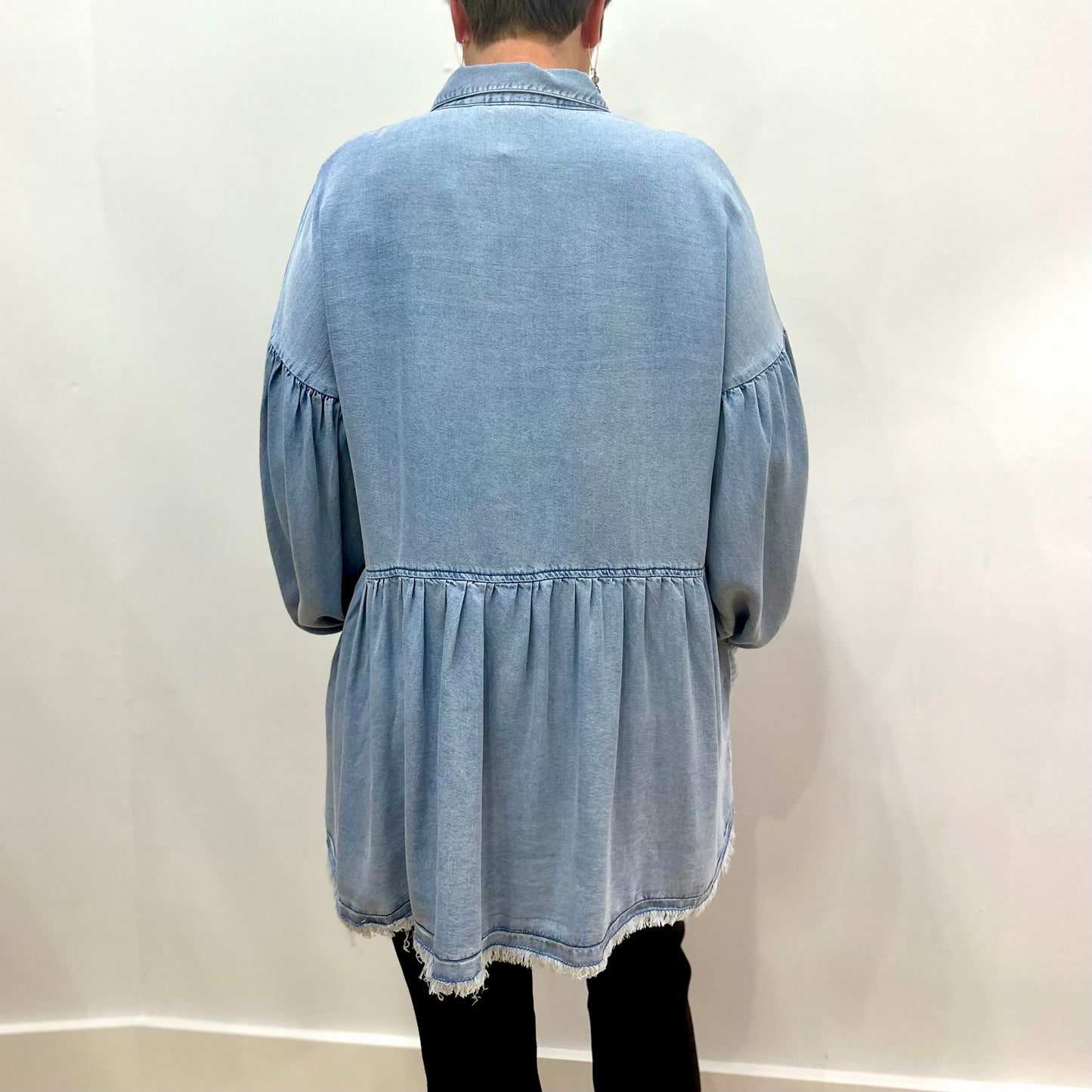 Tell Me About it Tunic - Denim