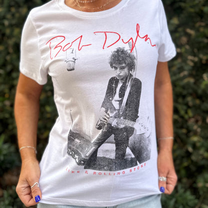 Bob Dylan Rolling Stone Tee-White