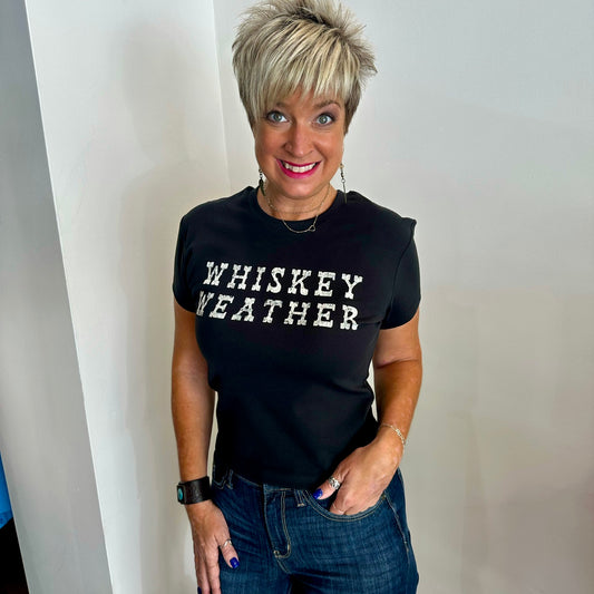 Whiskey Weather Tee - Black