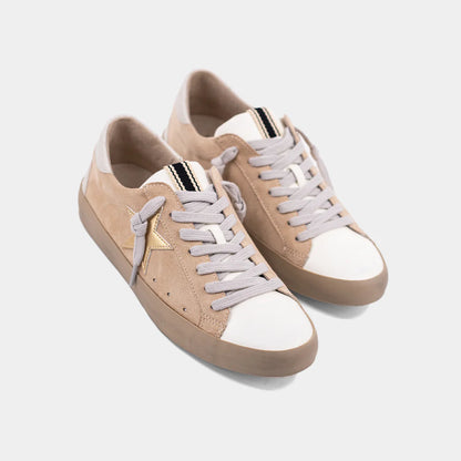 Paula Sneaker - Beige Suede