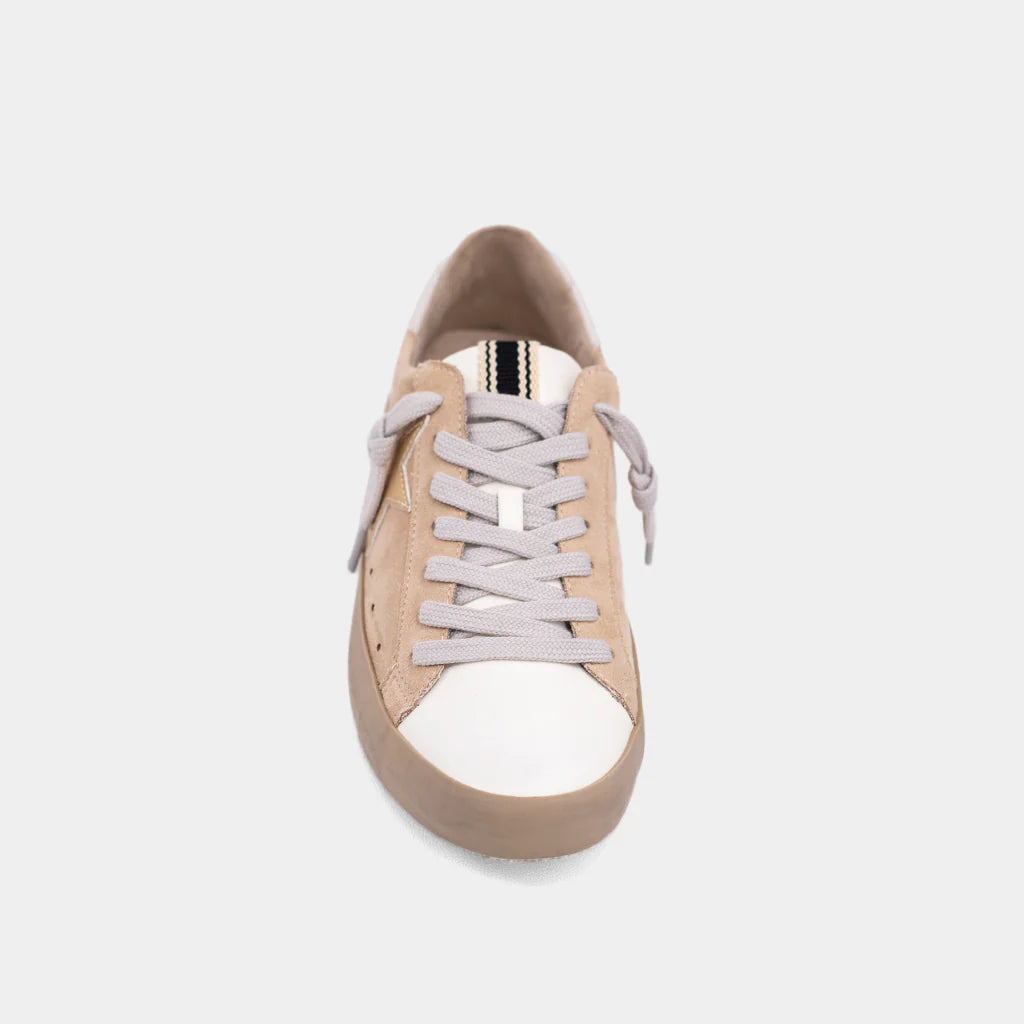 Paula Sneaker - Beige Suede