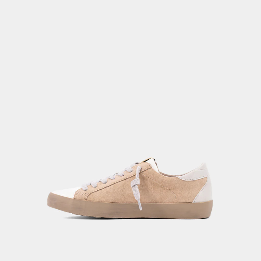 Paula Sneaker - Beige Suede