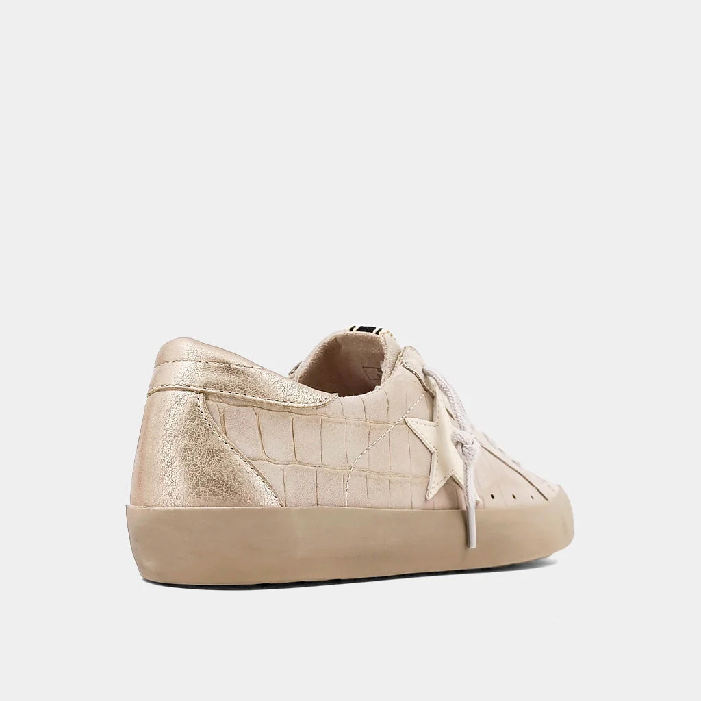 Paula Sneaker - Sand Croco