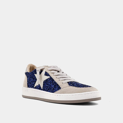 Paz Sneaker - Navy Glitter