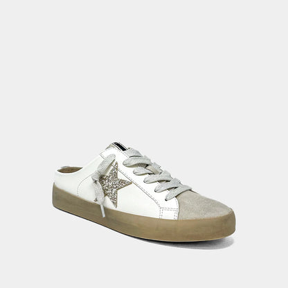 Polka Sneaker - Champagne Glitter