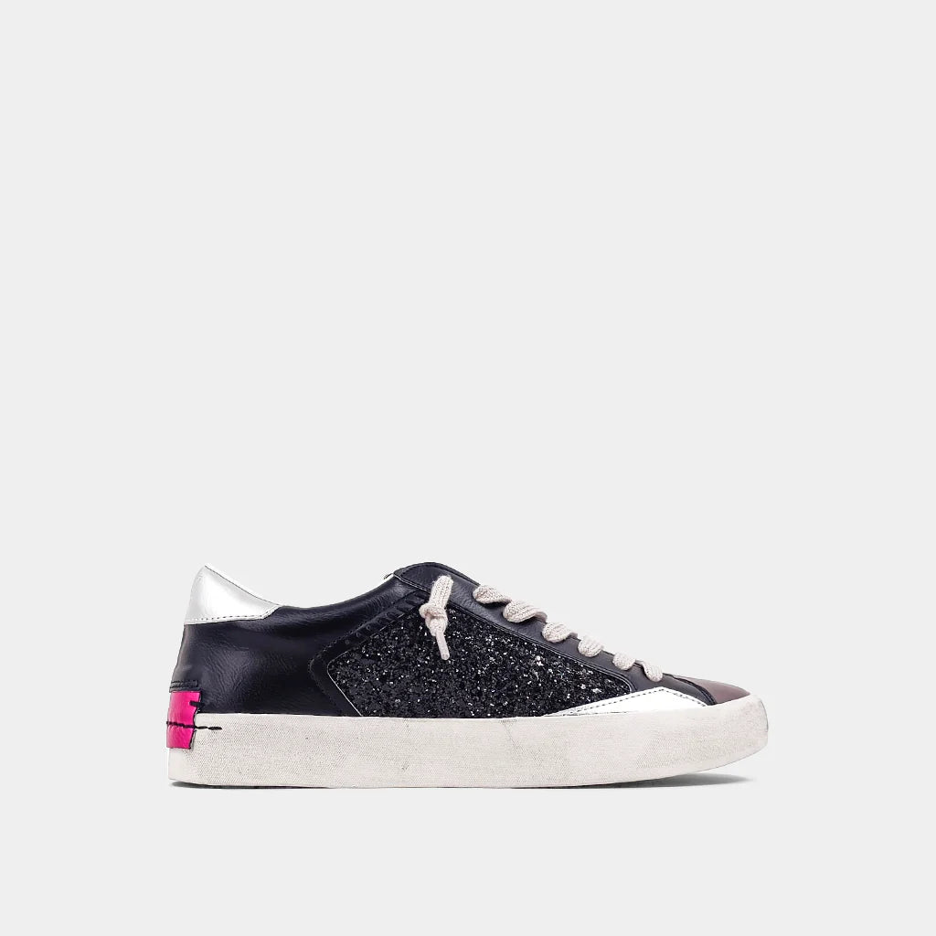 Ruby Sneaker - Black Glitter