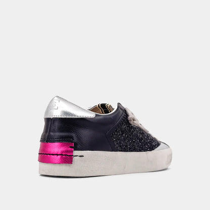 Ruby Sneaker - Black Glitter