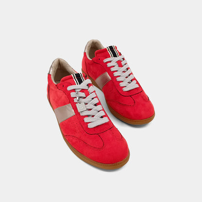 Sydney Sneaker - Red Suede