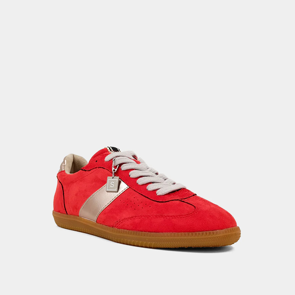 Sydney Sneaker - Red Suede