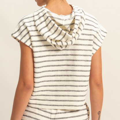 Summer Nights Top - Blk/Cream