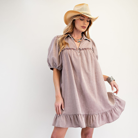 The Bailey Dress - Dusty Rose